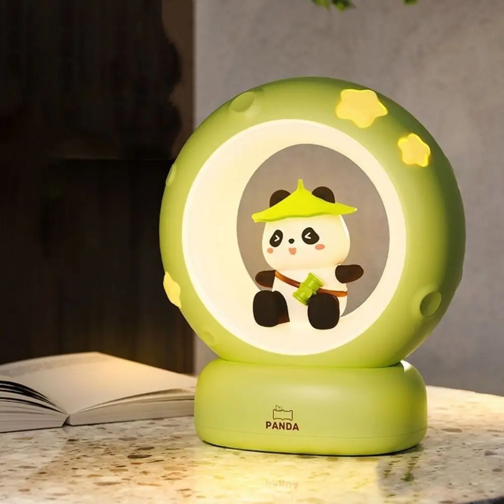 USB Charging Rabbit Cat Night Light Soft Light Adjustable Brightness Cartoon Rabbit Lamps Decorative Eye Protection