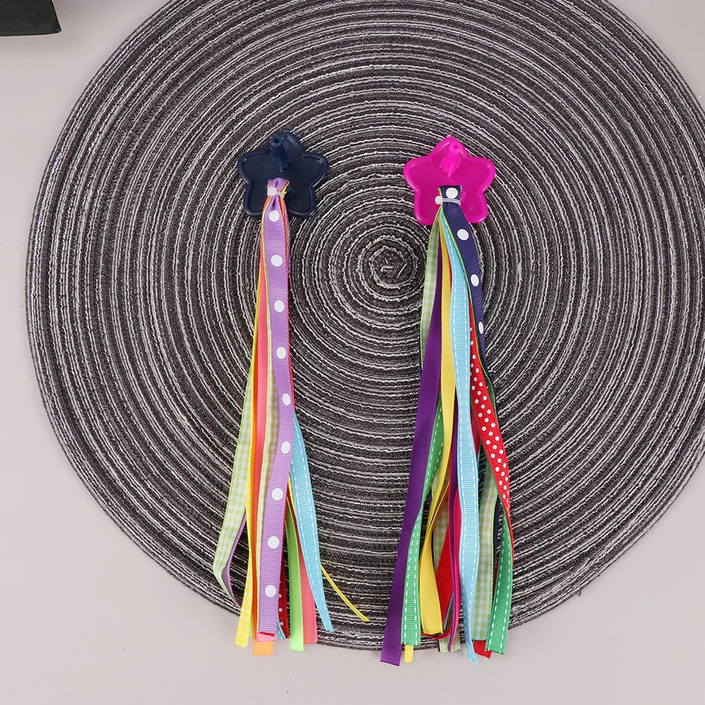 

10pcs 5 Pairs Bike Handlebar Ribbon Streamers for Kids Large Capacity Set Scooter Decorations Bicycle Accessories Child