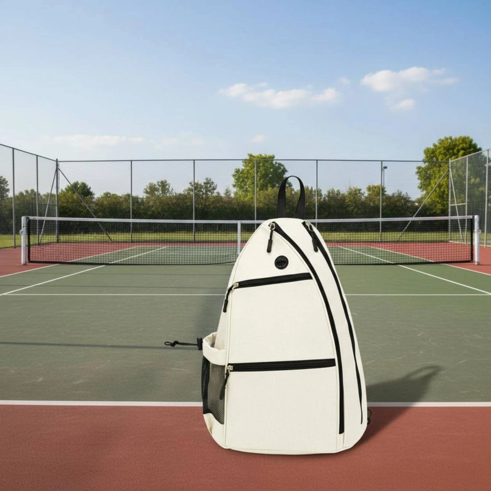 

Pickleball Backpack Multi-Pocket Tennis Backpack Sports Drawstring Bag Lightweight Athletic Gear Breathable Shoulder Straps