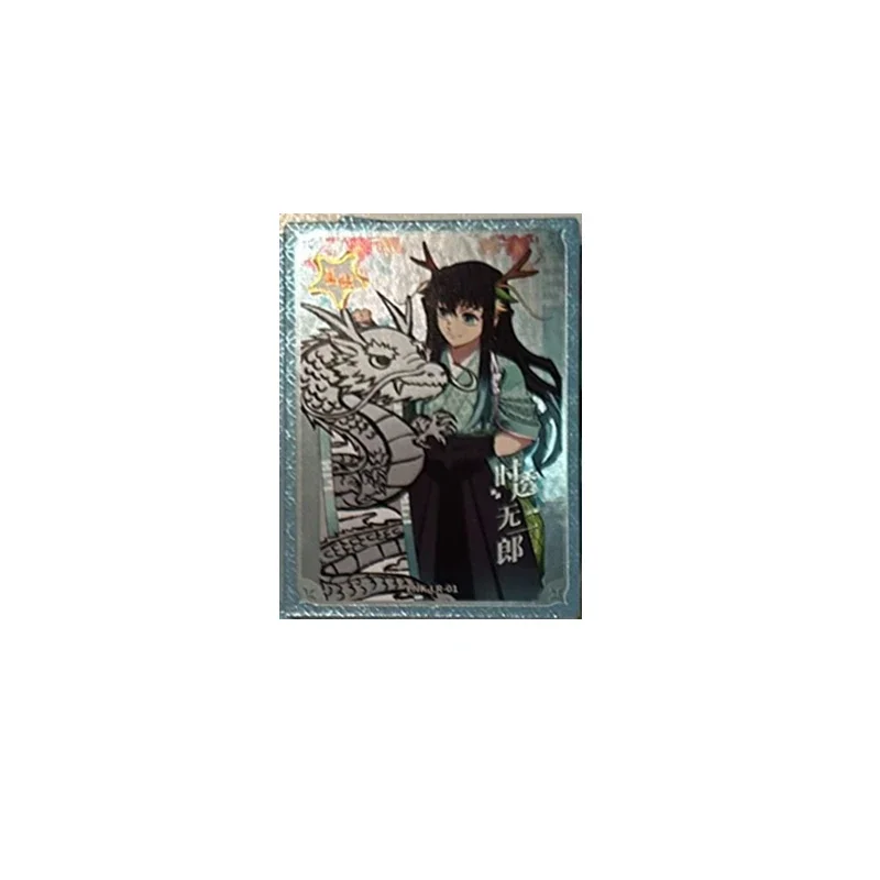 Anime Demon Slayer Kochou Shinobu Kamado Nezuko Rengoku Kyoujurou Kanroji Mitsuri Collector Cards Christmas Birthday Gifts Toys