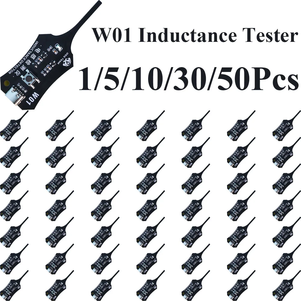 1~50Pcs W01 Inductance Tester Motherboard Coil Tester  Electromagnetic Induction Quick Fault Check Repair Testing Tool