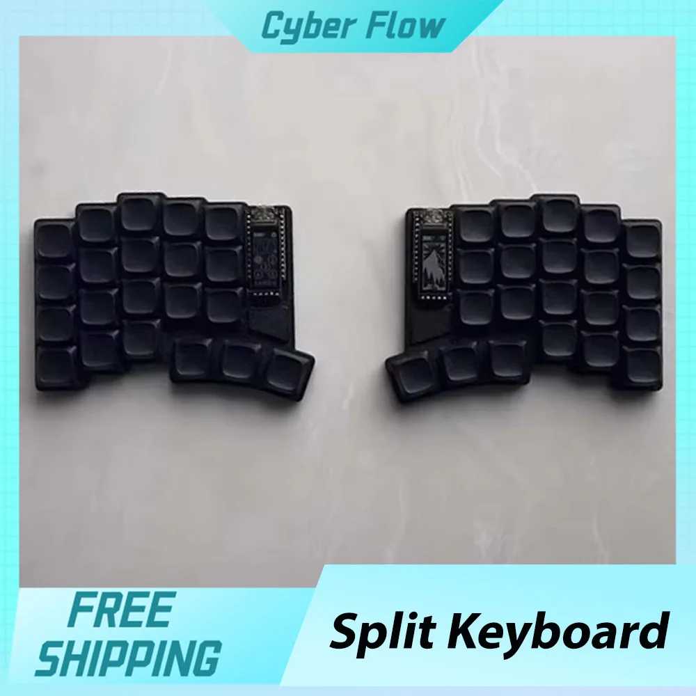 Corne 40% Split Keyboard Bluetooth NRF52840 Nicenano v2 With Screen ZMK Choc Switch Hotswap Customized Corne Split Keyboard Kit