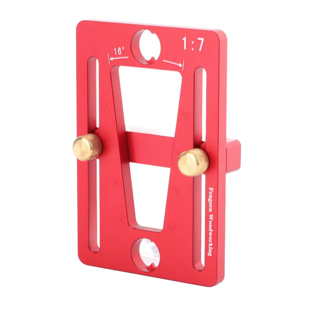 

Регулируемый шаблон для разметки по шаблону «ласточкин хвост» из латуни и алюминиевого сплава с гравированной шкалой для точных измерений