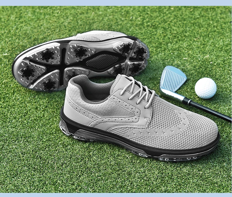 Golf Schuhe Männer Mesh Atmungsaktive Bequeme Golf Turnschuhe Outdoor Walking Anti Slip Athletische Golfer Zug Schuhe Größe 40-47 # – Detail 8