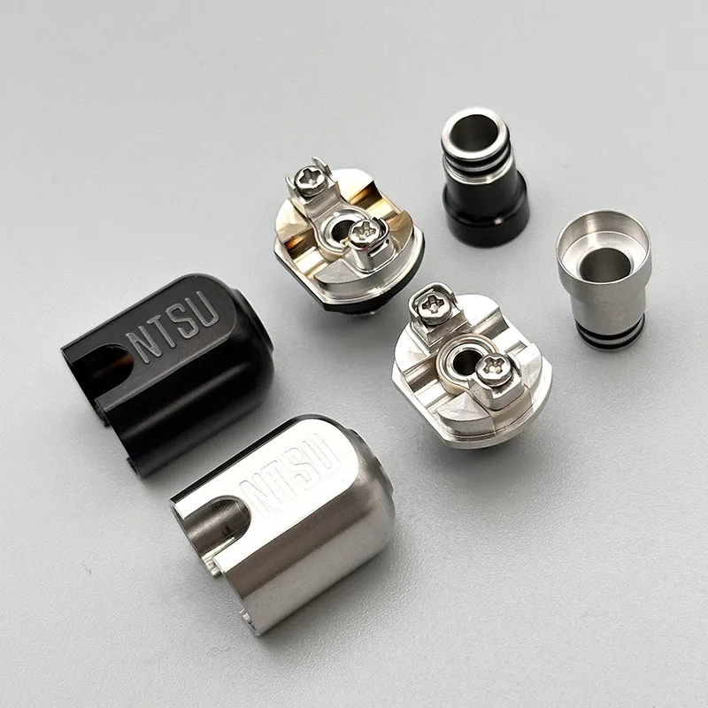 خزان جسر vape Style NTSU RBA مع 7 قطع دبابيس هواء 1.0 / 1.2 / 1.5 / 2.0 / 2.5 / 3.0 / 3.5 / 4.0 مم لخزان SXK Billet/BB/Boro