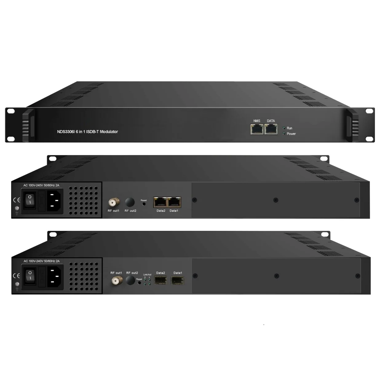 NDS3306I IP ASI to  DVB-C DVB-T ISDBT Modulator Headend Decoder  Converter IP to QAM Modulator