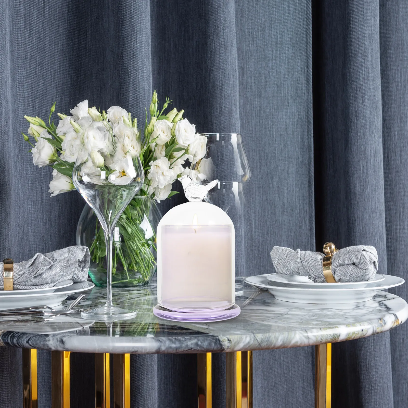 ชุดที่วางแก้วแก้วใสเนื้อเนียนล - Wedding Supply Decor บทวิจารณ์และราคา