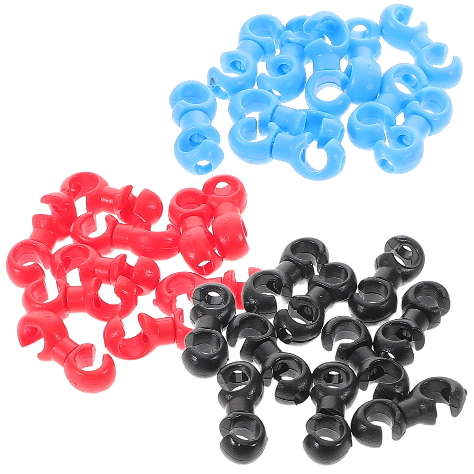 

30pcs Bicycle Cable Clamps Brake Line Clamp Tube Clip Park Repair Kit Adjustable Caliper Hanger Durable Easy Install