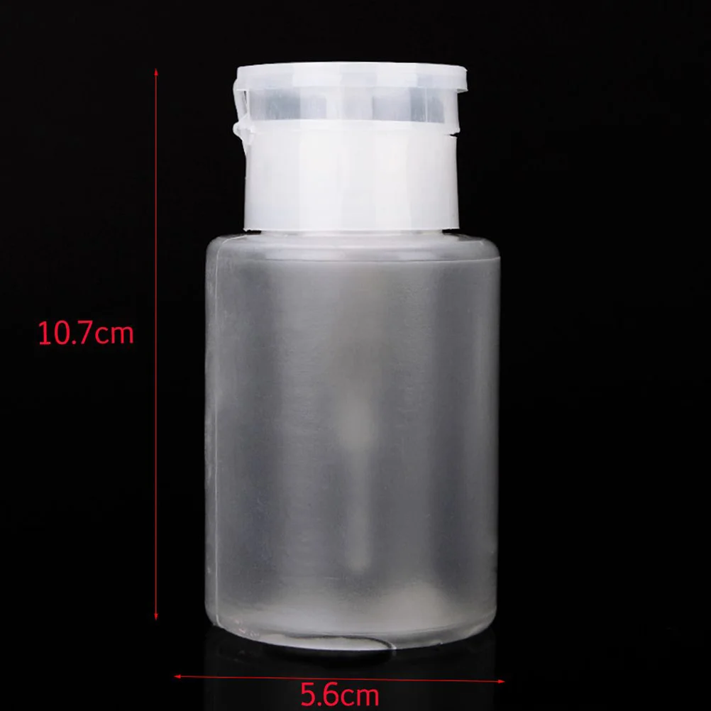 Bottiglia professionale per rimozione smalto per unghie Dispenser per pompa a prova di perdite 150 ml Strumento per manicure per nail art Strumento per manicure con bottiglia per pompa