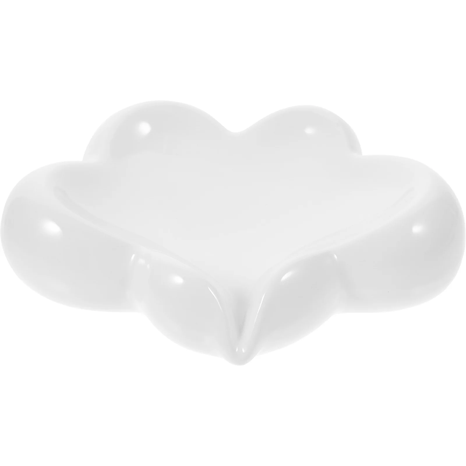

Ceramic Soap Drain Holder Cloud Shape Tray for Bathroom Kitchen Sink Self Draining Cute Soap Dish Small Ceramic Dish