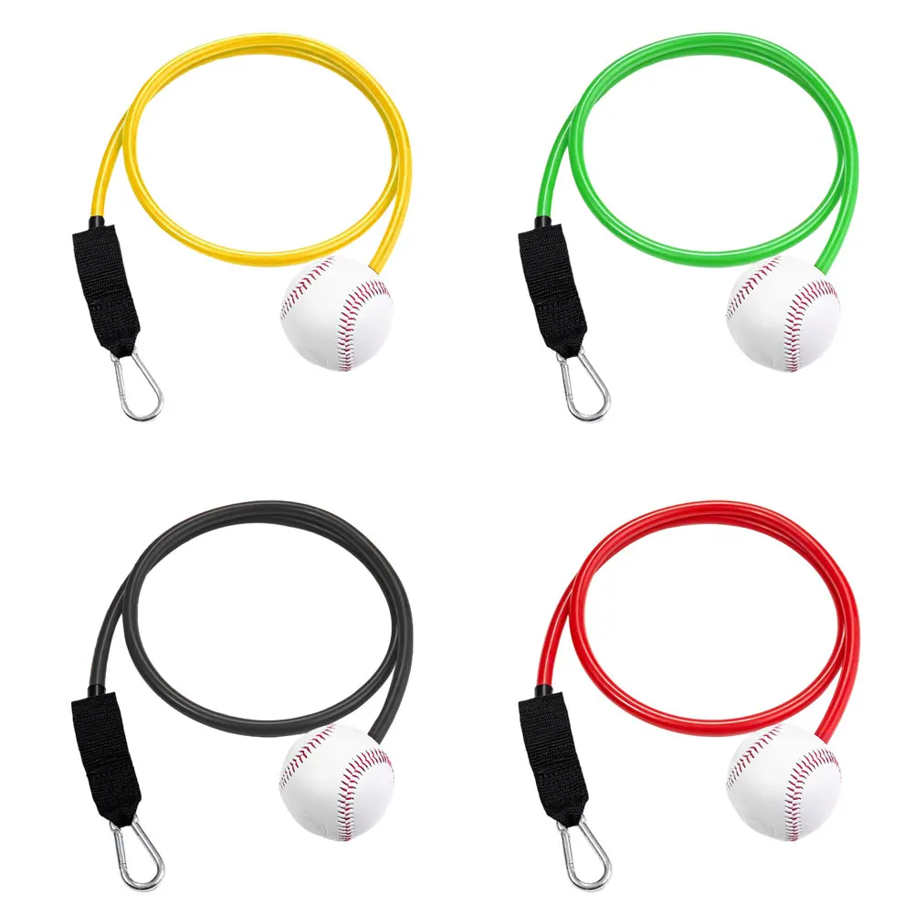 10-30LBS المطاط البيسبول المقاومة المدرب جديد دائم مطاطا الذراع قوة التدريب الصالحة للشرب الكبار البيسبول رمي العصابات #6