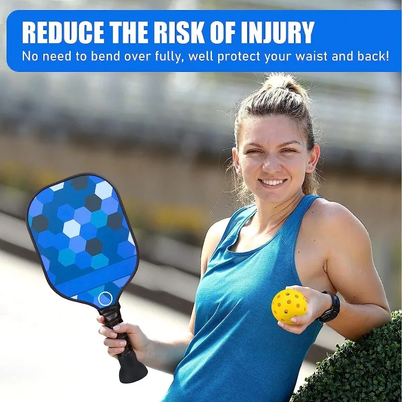 2 قطعة منتقي كرة البيسبول يناسب جميع المجاذيف القياسية قبضة المجداف سهلة التركيب بمجاذيف كرة المخلل سيليكون مضرب الرياضة