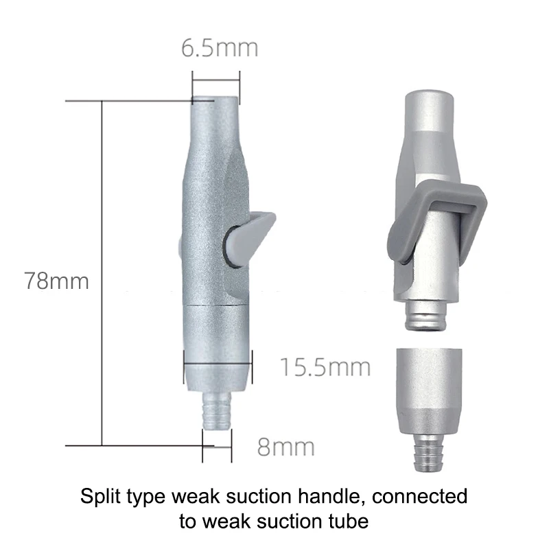 1 قطعة الأسنان ضعيفة قوية شفط مقبض انفصال اللعاب القاذف شفط صمامات تلميح محول طب الأسنان كرسي وحدة قطع الغيار