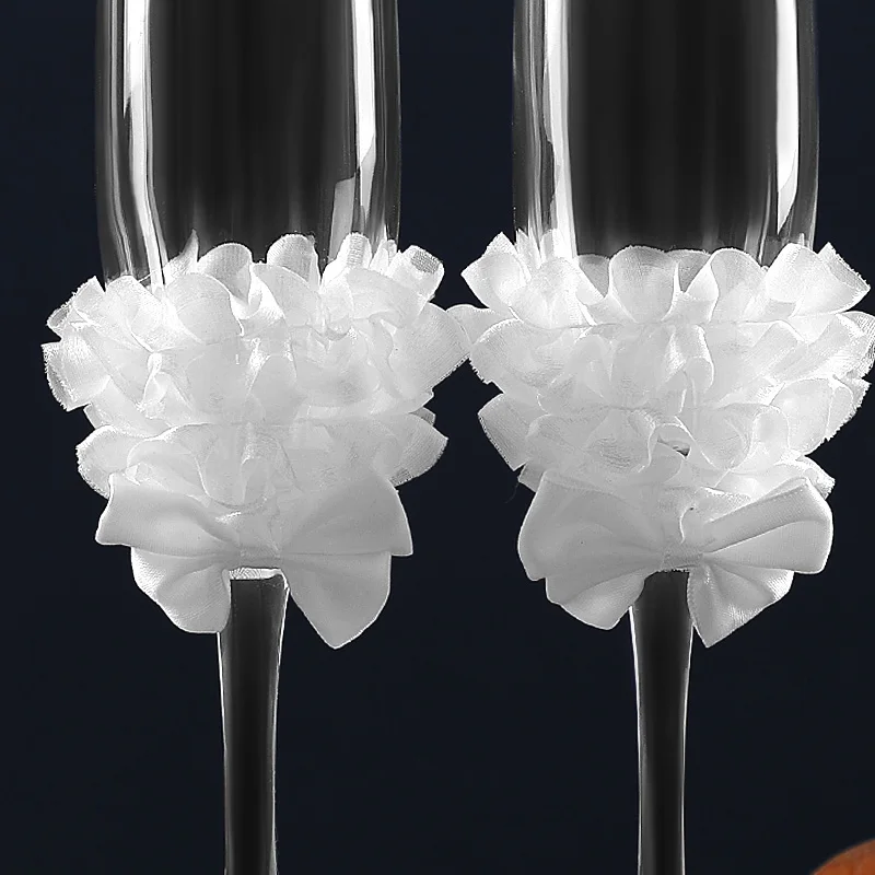 Paire de verres à champagne romantiques en forme de cœur – Tasses à pain grillées pour couple d'anniversaire de mariage