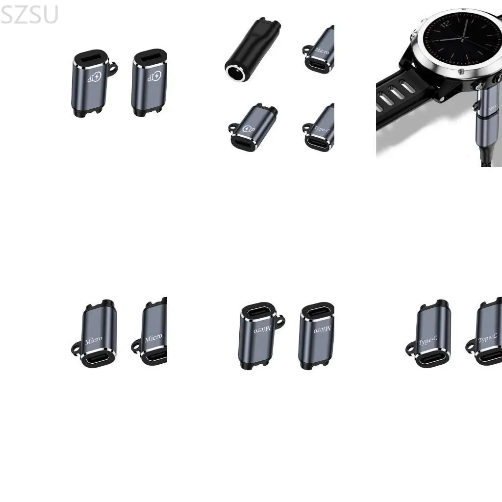 

SZSU Type C/8Pin/5Pin/DC5521 Charging Converters for Travel Convenience