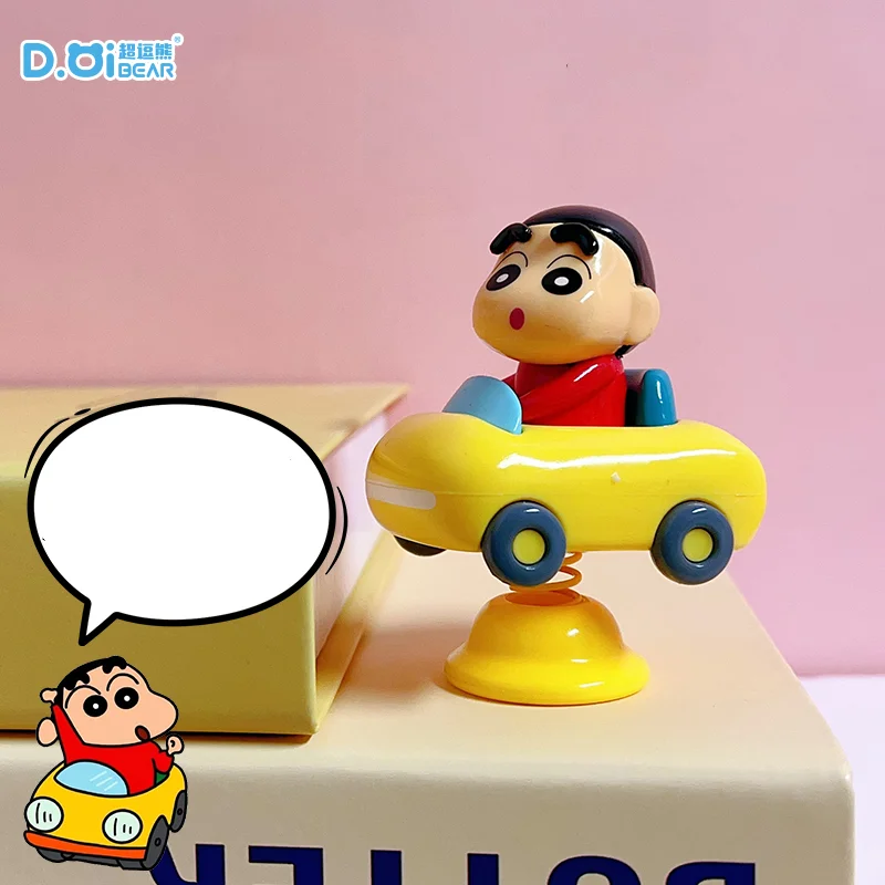 Krayon Shin Chan dinamis baru dimensi Andwobble ornamen meja kartun boneka lucu hadiah untuk dekorasi hadiah mainan