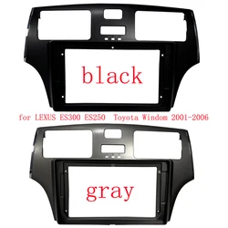 Car Frame For Lexus ES250 ES300 ES330 2001-2006 9 Inch Android Screen Dashboard Panel Auto Stereo Plate Mount Fascia Frame