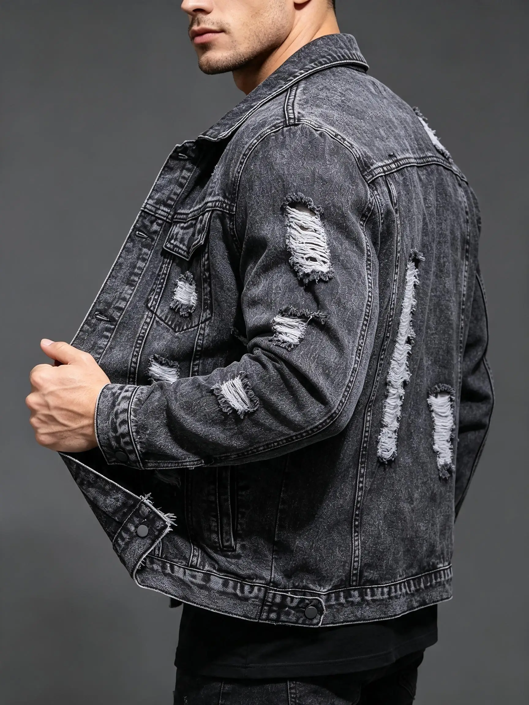 Heren Street Trend Y2K Denim J - Denim Jacket Vintage recensie en prijs