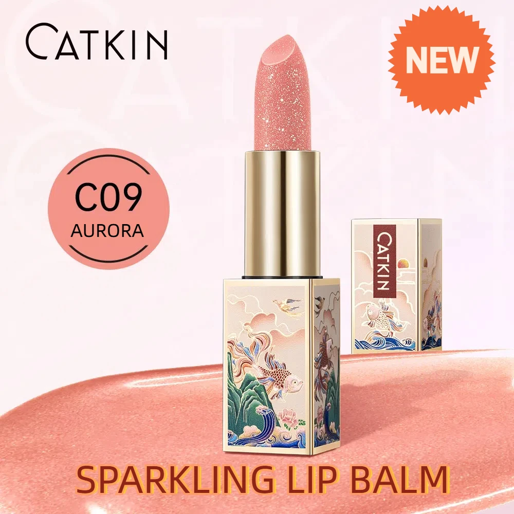 CATKIN SPARKLING LIP BALM MOONLIGHT COLOR-CHANGING LIP STICK - NEW SERIES