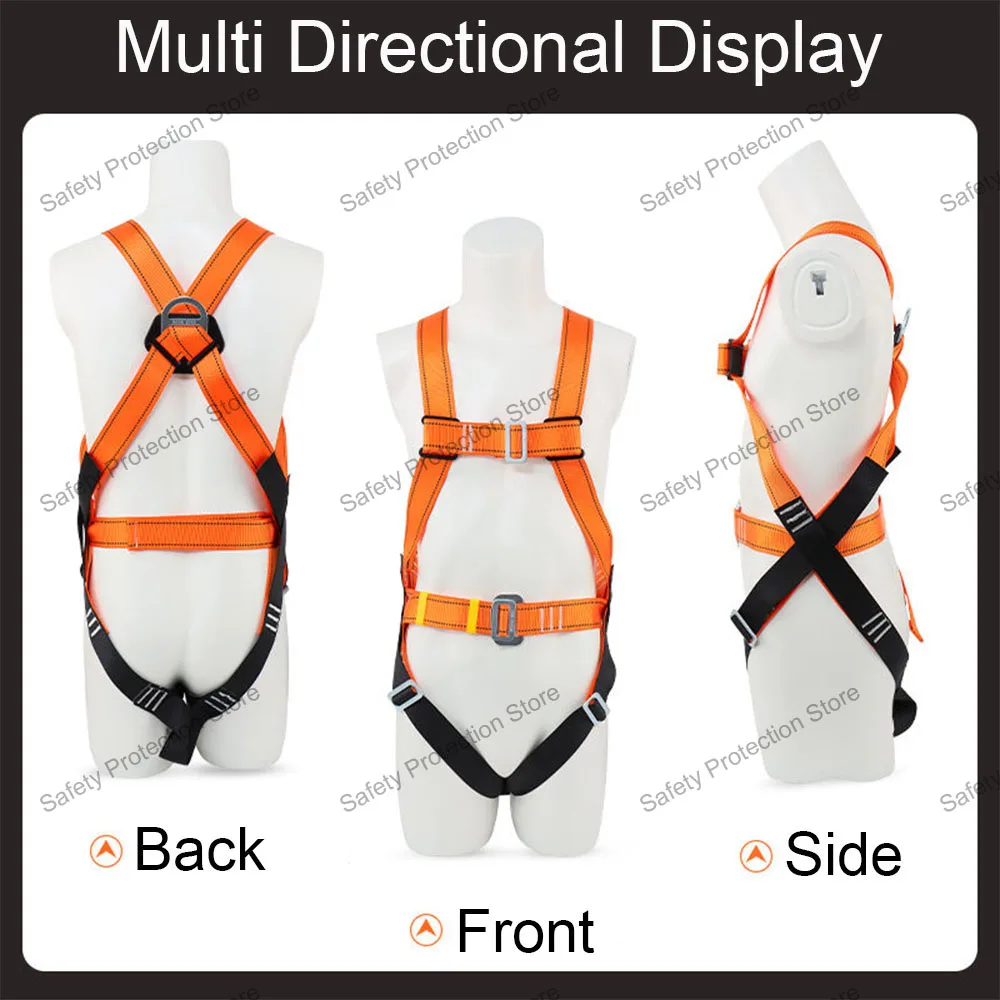 Five-point High Altitude Work Safety Belt Full Body Safety Harness Outdoor Climbing Training Construction Protective Equipment