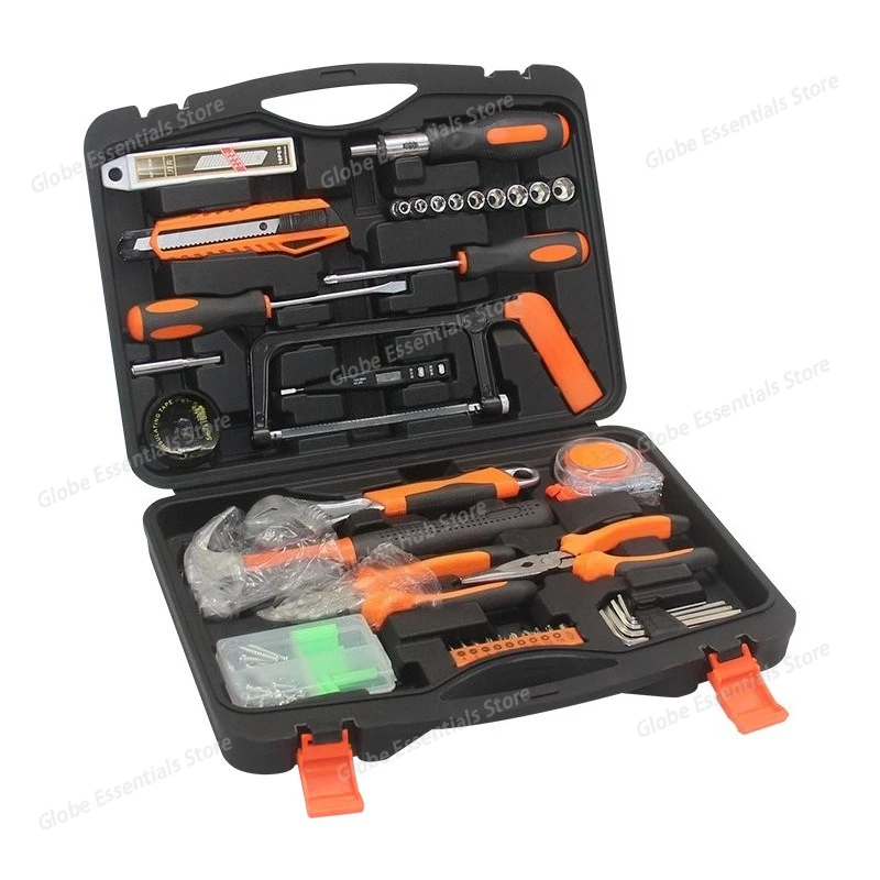 

108-Piece Toolbox Set, Multi-Functional Hardware Kit for Home Repair & Maintenance tool chest