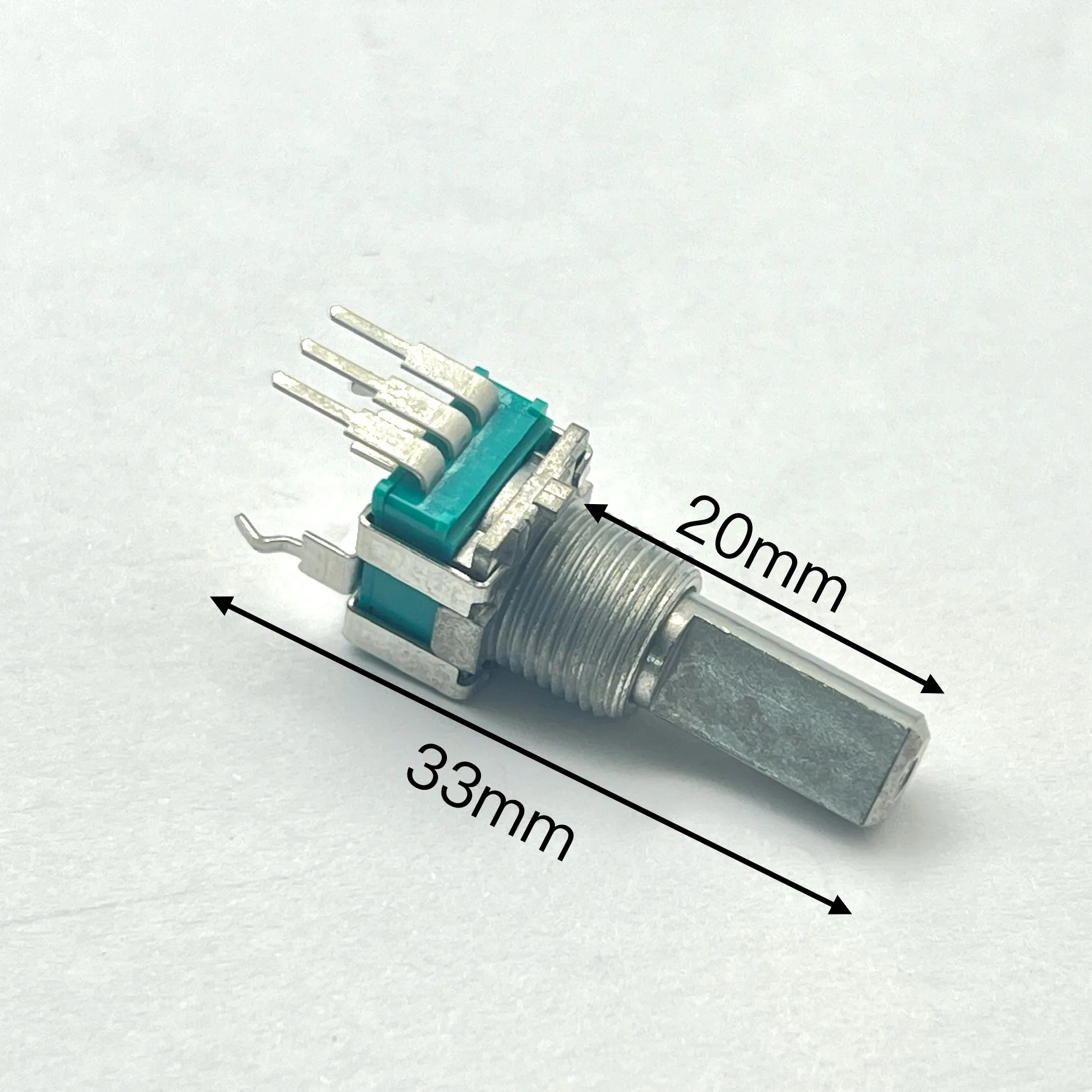 3 pieces of original ALPS RK09L11400 precision potentiometer with midpoint positioning B10K handle length 20mm