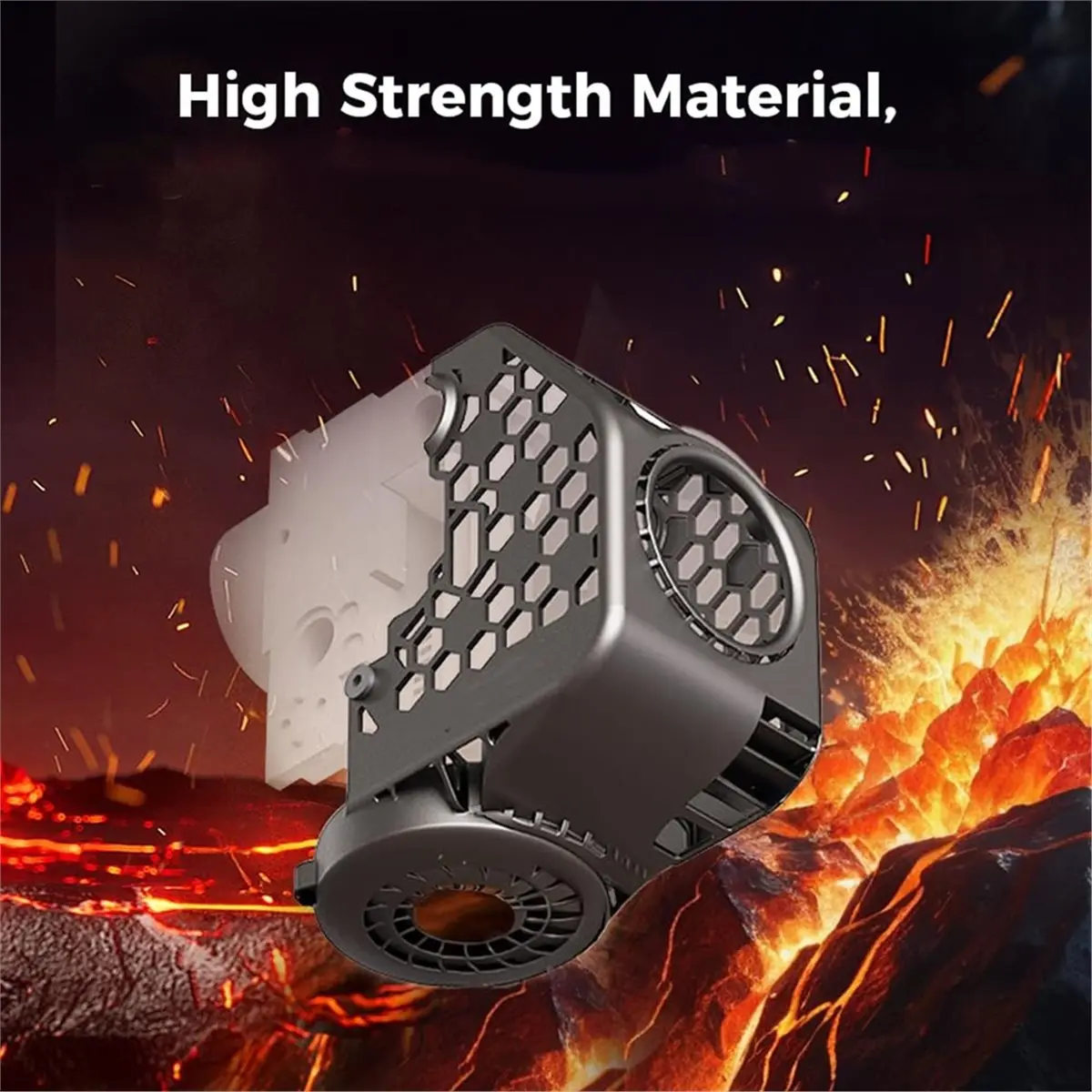 (B63C) For Creality K1 MAX Fan Duct 360° Circular Cooling Flow Fan Duct for K1 Max Upgraded 3D Printer Accessories
