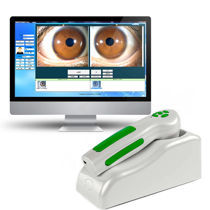 Suyzeko Digital Iris Analyzer Iridology Camera 12MP Iriscope Eye Scanner for Body Health Diagnosis Multilingual Software