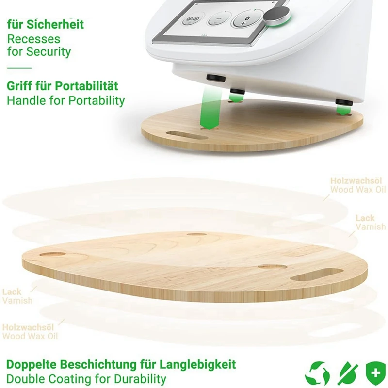 Gliding Board For Thermomix TM6 TM5 Gliders Effortless Moving Acrylic Rolling Board