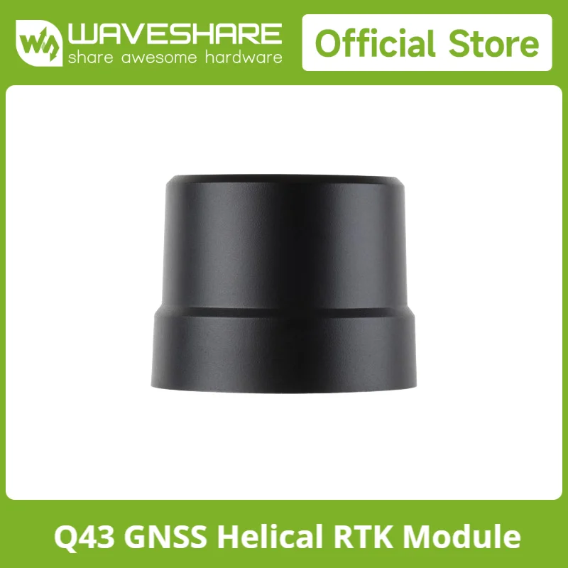 Waveshare Q43 Multi-constellation, Multi-frequency Helical Antenna, RTK Centimeter-Level High-Precision Positioning GNSS
