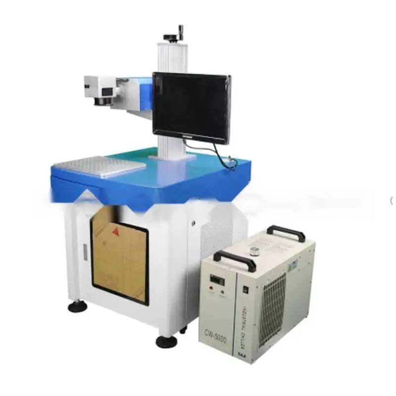 Desktop Computer Engraving And Coding Machine UV Fiber Flying Vision Marking Engraving Laser Machine Fiber Laser Marking Machine