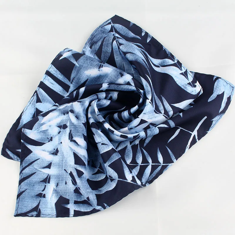 34cm Silk-like Pocket Square for Men Women Floral Print Suits Hanky Mens Handkerchiefs Suit Square Handkerchief Towels Scarves