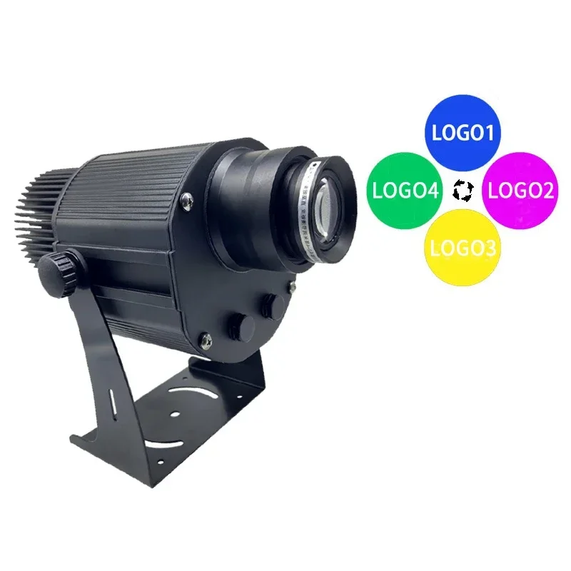 YYHC-100W 4 in 1 multi-pattern wheel projector Waterproof IP67 4 pattern wheel static logo projection lights 4 slide projectors