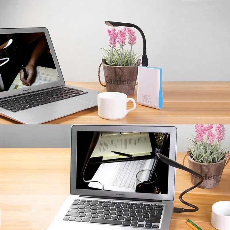 Flexible LED Touch USB Licht Tragbare Mini USB Led Lampe Ultra Helle Tragbare Mini Lampe für Laptop Notebook PC 14LEDS