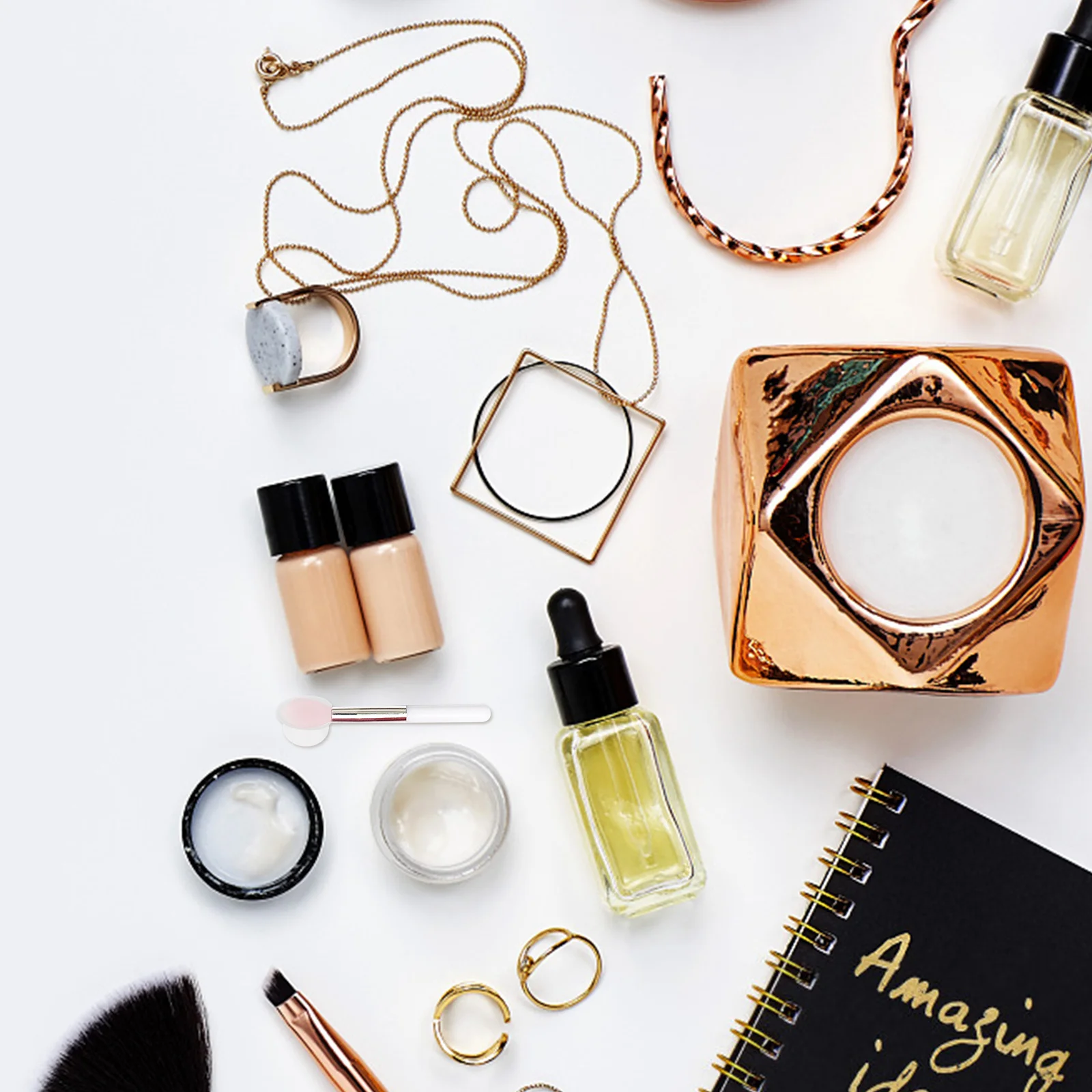 

12pcs Silicone Covers Makeup Protective Cover For Travel Brush Head Holder Makeup Brush Head Cover Tool Organizer