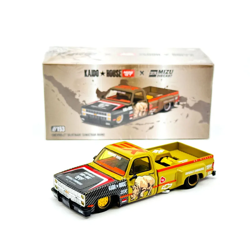 

MINIGT KHMG In Stock 153 1:64 Silverado Sumatran Rhino Capri Hot Rod Shadow Puppet Diecast Car Model Kaido House