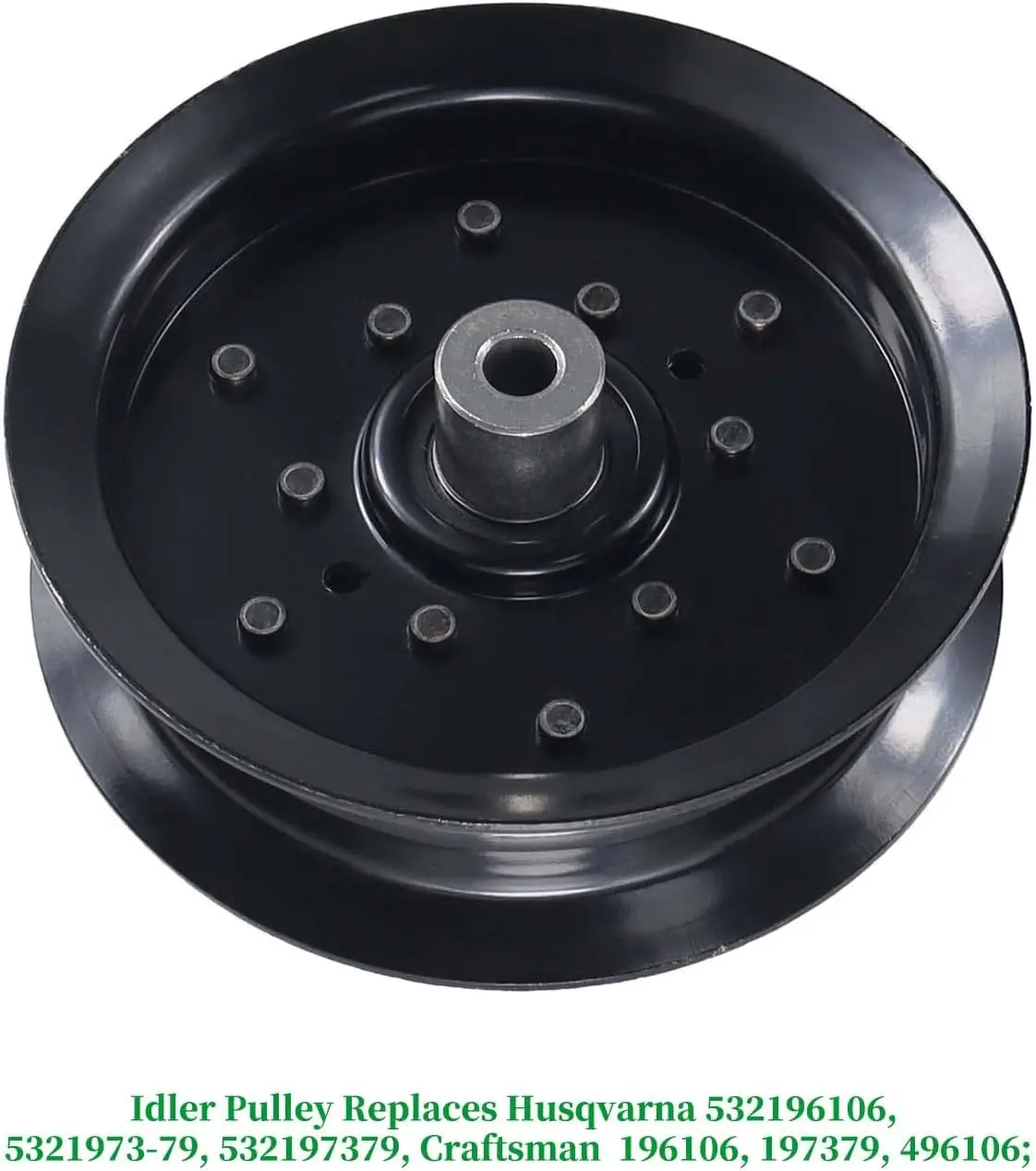 2 Pack 532196106 with 532196104 Idler Pulley Replaces 532197379 Husqvarna, 196106 Idler Pulley Craftsman, 532197380, 197380