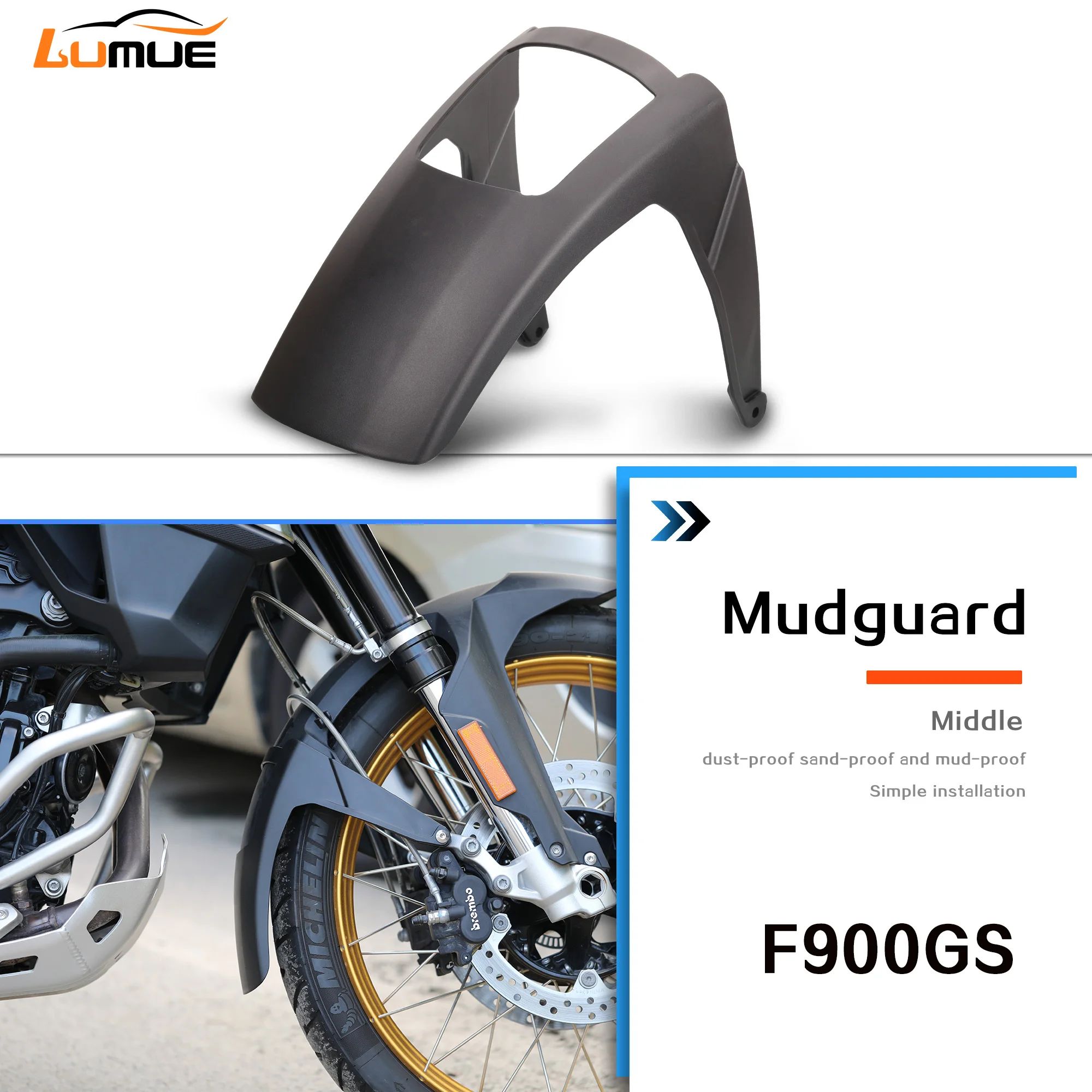 

Motorcycle F900GS Accessories ABS Front Mudguard Fender For BMW F900GS F 900 GS F 900GS 2024 Mudguard Extension Front Fender