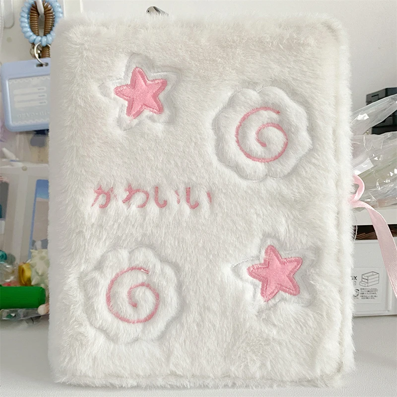 Aesthetic A5 Plush Star Fish Board Sleeve Binder Card Book Photocard Collection Book