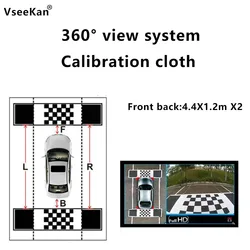 Automatic completion Calibration cloth Applicable to the debugging and calibration of the car's 360 panoramic driving recorder