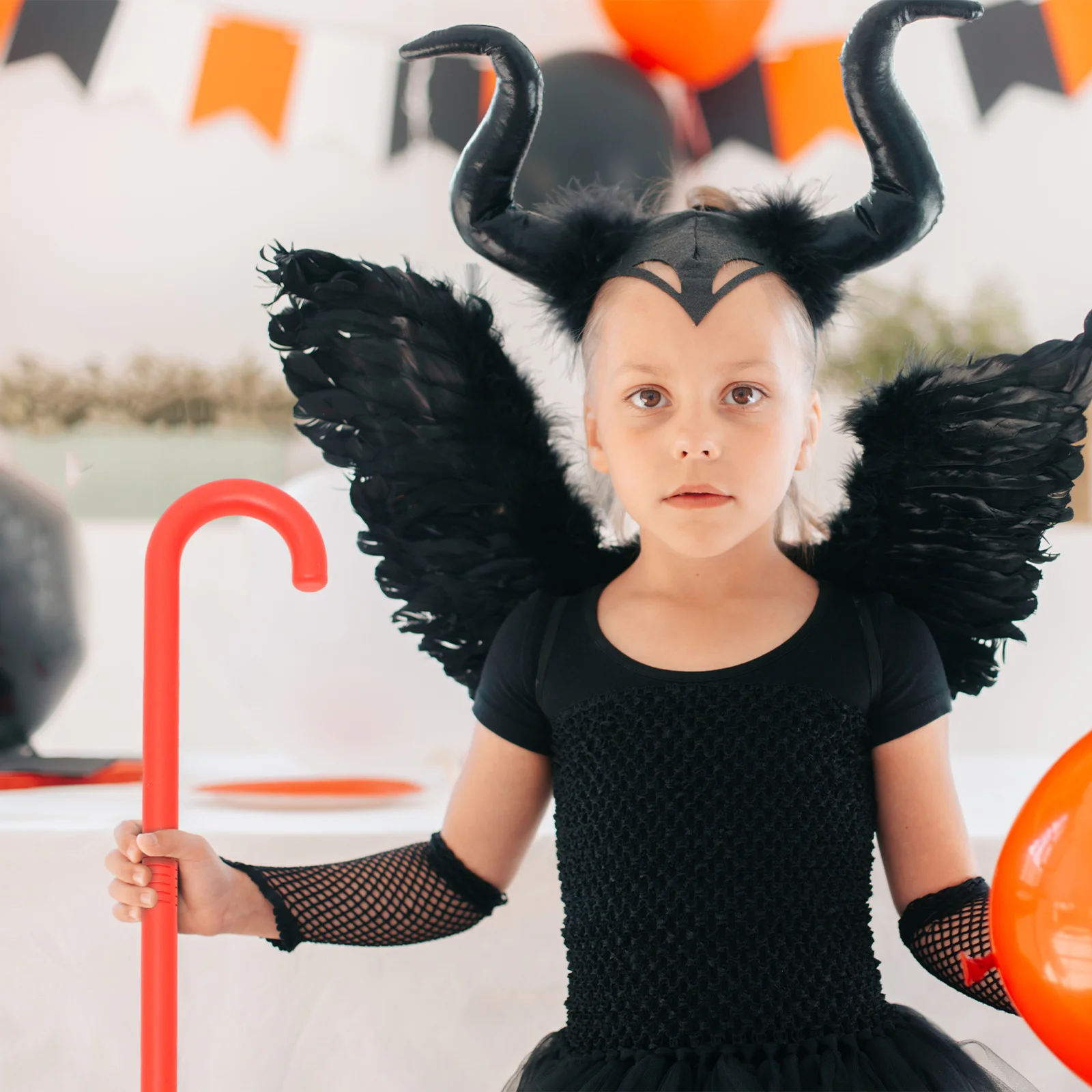 

Halloween Cane Prop Decorative Dress Up Stick For Cosplay Party Stage Performance Plastic Crutch Ornament Halloween