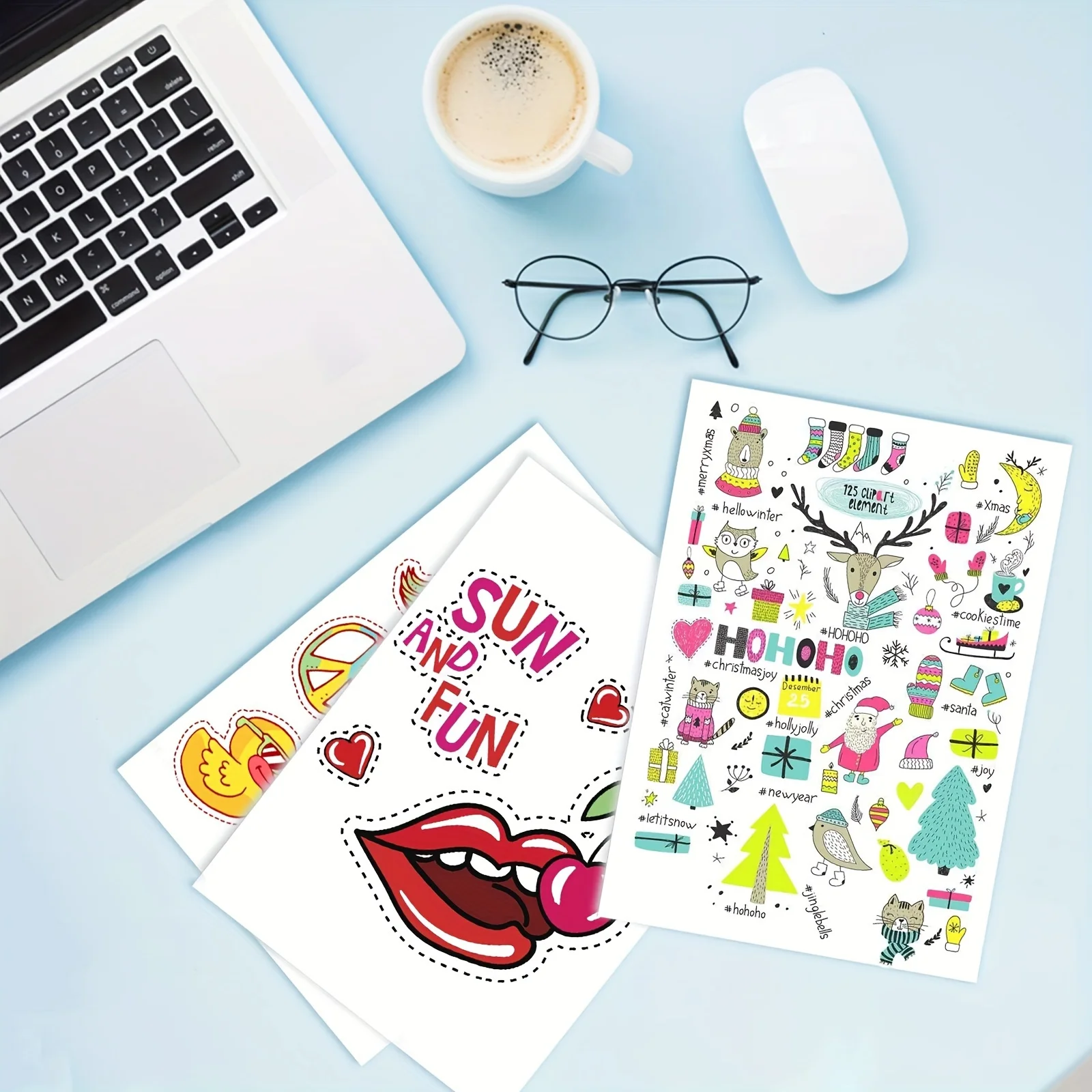 A4 Size Transparent Non-waterproof - Printable Vinyl Sticker Paper Self-Adhesive Inkjet Compatible Tear-Resistant Labeling Paper