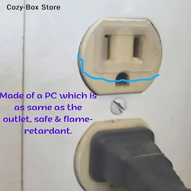 [ZY]10Pcs Socket Stabilizer For Fix Loose Plugs Made Of Flame-Retardant PC Material To Prevent Power Outages And Drops[ZY]