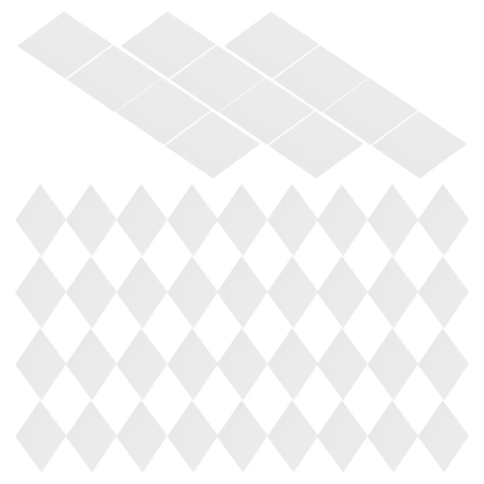 

100 Paper Sewing Diamond Quilting Papers DIY Quilting Kits Supplies Reusable Patchwork Kit Diamond Square Rectangular