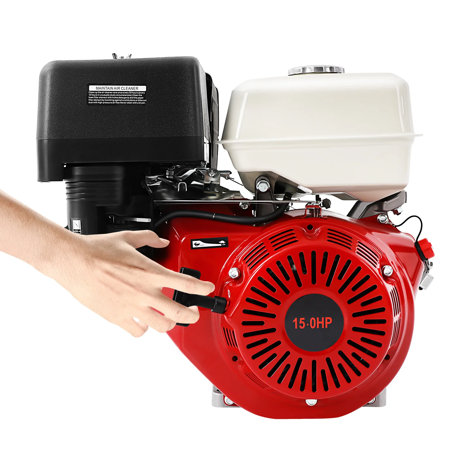 

4 Stroke Single Cylinder Air Cooling Pull Start Fuel Engine with Fuel Tank and Air Filter