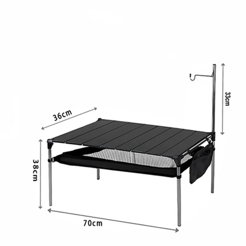 Portable Aluminum Alloy Folding Table Cmping Dining Table