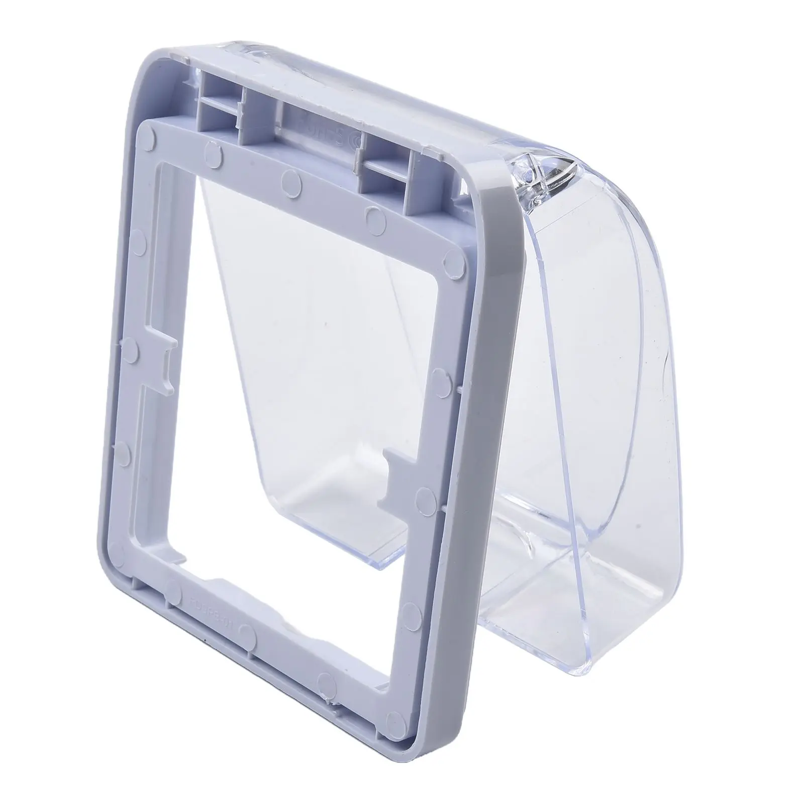 86 Type Switch Cover Flip Cap Outlet Cover Waterproof Design Convenient Flip Cap Easy Installation High-Quality Plastic