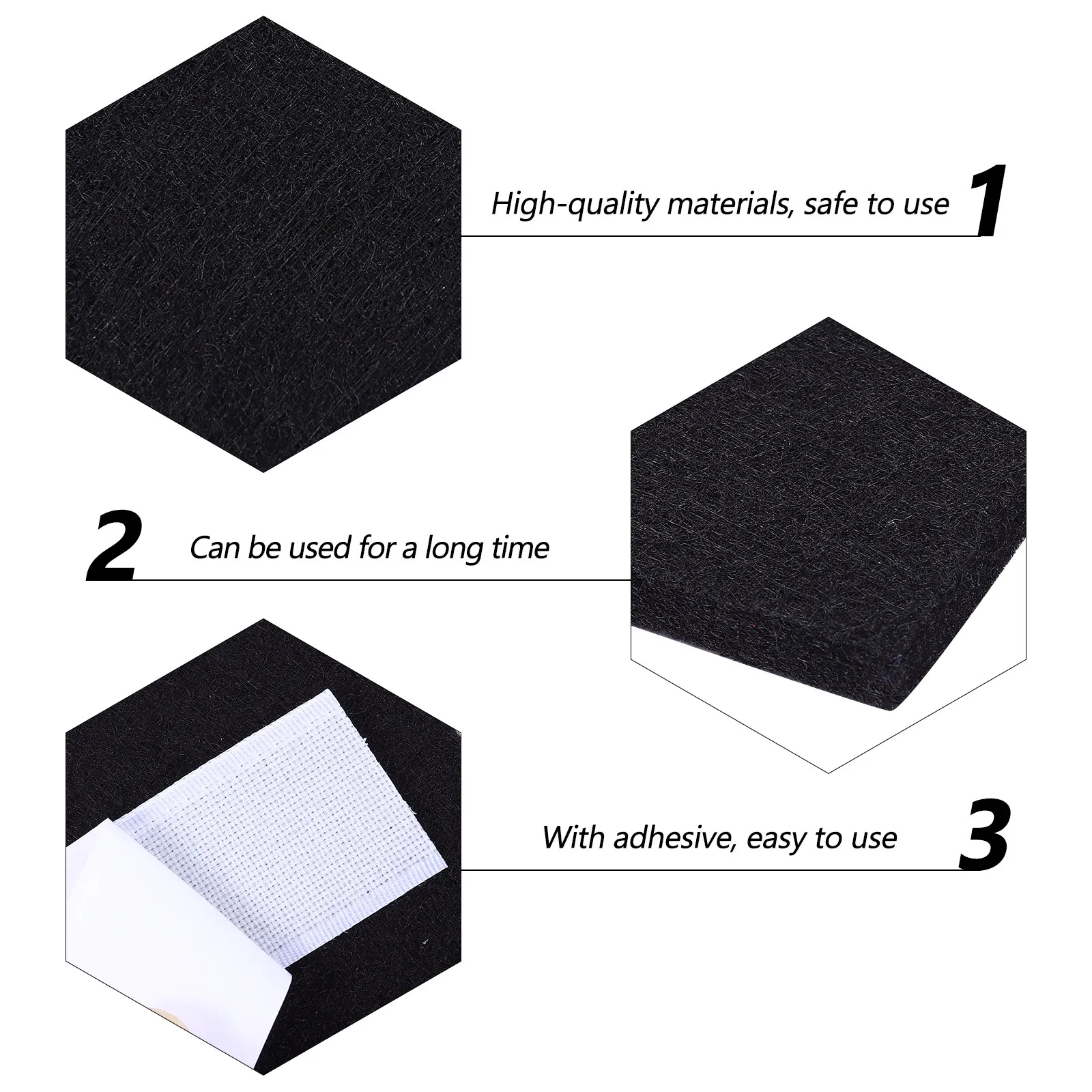 5Pcs Soundproofing Acoustic Felt Panel Board High Quality Self Adhesive for Music Room Ktv Home Office Wall Dampening