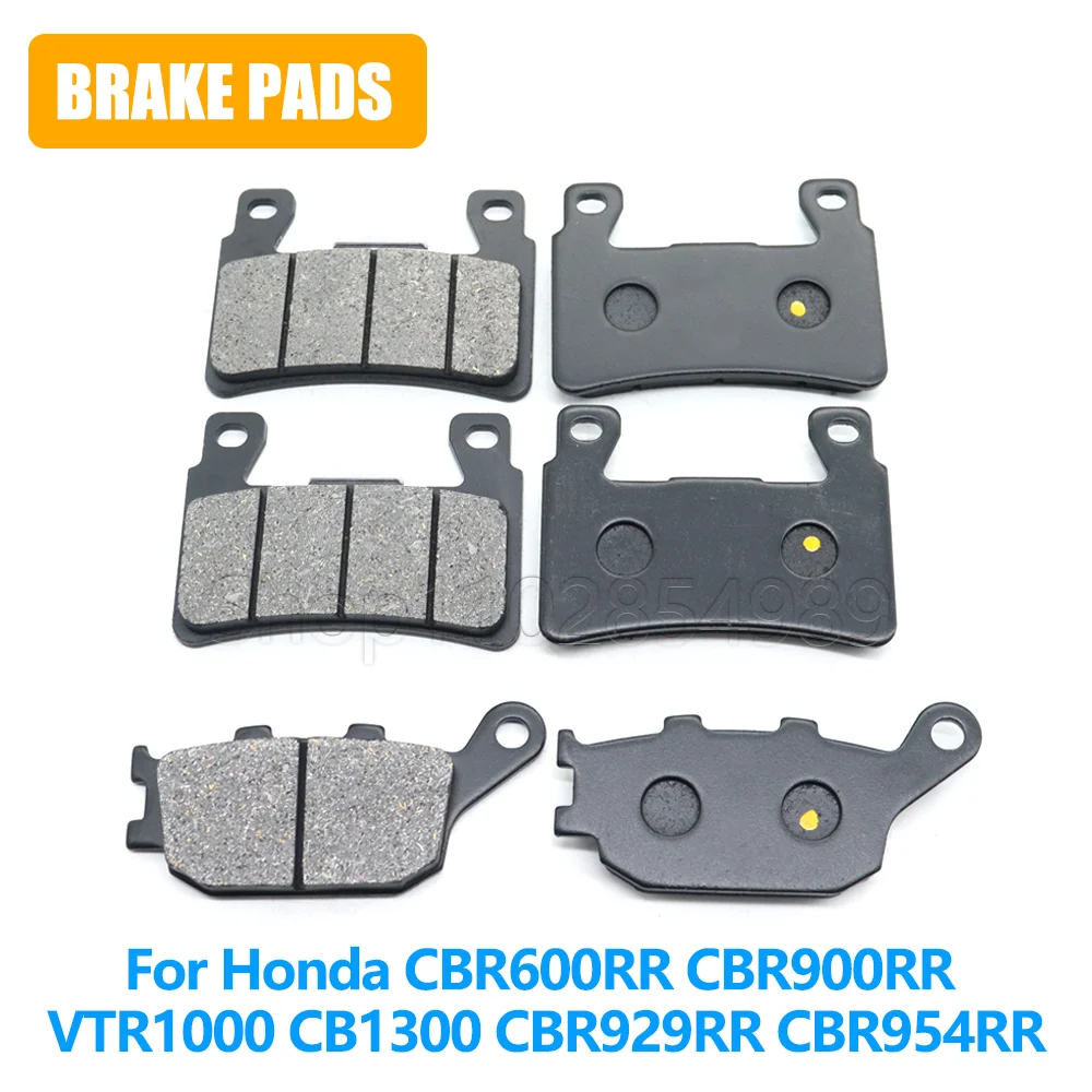For HONDA CBR 600 F4 900 929 954 RR VTR 1000 SP-1 2 CB1300 Super Four Motorcycle Accessories CBR 600 600RR Front Rear Brake Pads