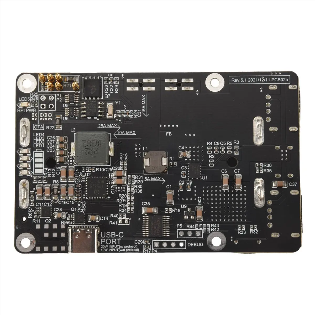For UPS Power Supply Uninterrupted UPS HAT 18 650 Backup Battery Power Supply Management Expansion Board-VVNB